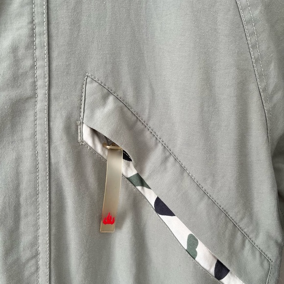 KEMPER army green camo coat boys jacket size 12 - Picture 4 of 10